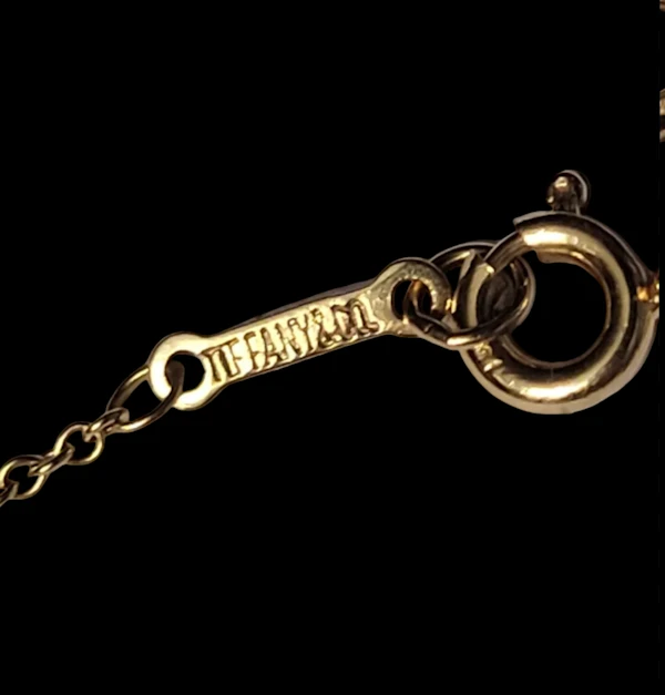 Tiffany Elsa Perreti 18ct gold diamond by the yard chain sku 8894 DBGEMS - image 3