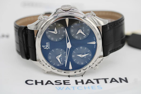 Jacob & Co. Palatial Five Time Zone PZ500.10.NS.LA.A - image 5