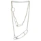 Hermes silver "Punk" chain necklace - image 3