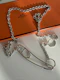 Hermes silver "Punk" chain necklace - image 4