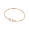 Tiffany & Co. gold Tiffany T Diamond Wire bangle - image 3