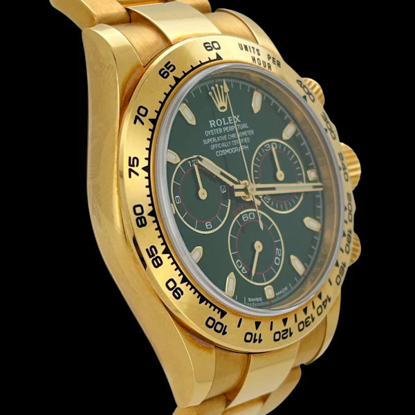 ROLEX DAYTONA 116508 GREEN ' JONH MAYER' FULL SET 2020 DIAL ON CARD - image 3