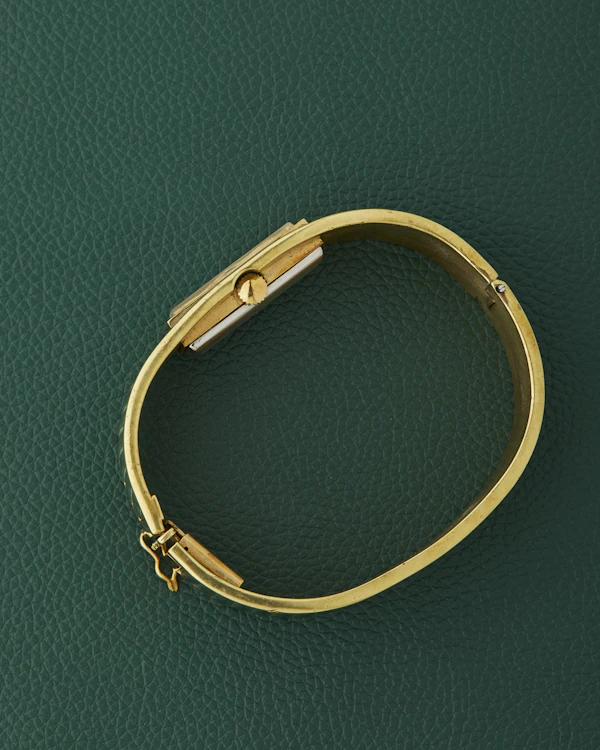 Longines Green Textured Champagne Dial Bangle - image 4