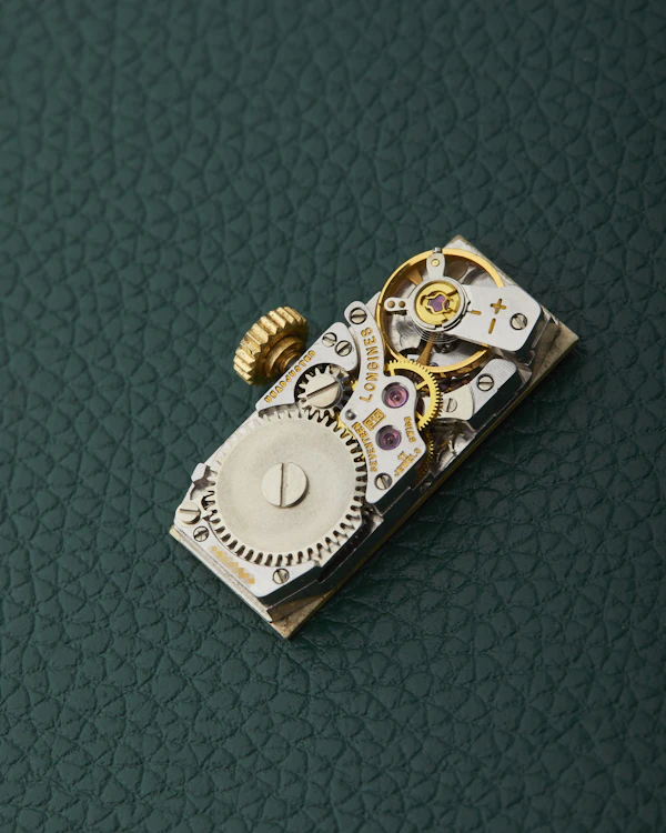 Longines Green Textured Champagne Dial Bangle - image 15