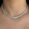 Graduated Riviera Diamond Necklace 12.5cts - Saddingtons Jewellery Stand 375 - image 1