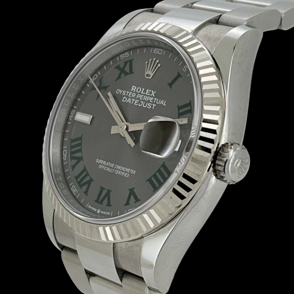 ROLEX DATEJUST OYSTER WIMBLEDON 2025 NEW STYLE BOX FULL SET UK PURCHASE RECEIPT - image 2