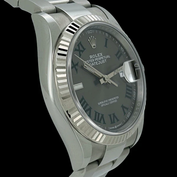 ROLEX DATEJUST OYSTER WIMBLEDON 2025 NEW STYLE BOX FULL SET UK PURCHASE RECEIPT - image 3