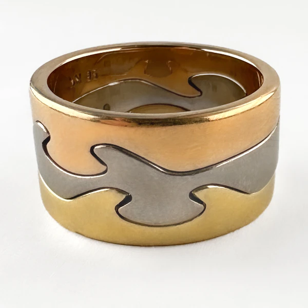 Georg Jensen Fusion 3 Ring Stack - Saddingtons Jewellery Stand 375 - image 1