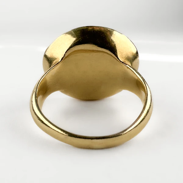 Lapis Griffin Intaglio Signet Ring - Saddingtons Jewellery Stand 375 - image 4