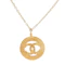 Vintage Chanel CC Rope Pendant Necklace c.1990s - image 1