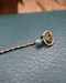 Downstairs at Grays: Turquoise and Gold Pin Circa 1880 - image 3