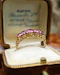 Downstairs at Grays: 18ct Yellow Gold Victorian Certificated Natural Burmese Ruby Five Stone Ring Circa 1880 - image 2