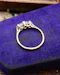 Downstairs at Grays: 18ct Yellow Gold and Platinum 0.90ct Diamond Three Stone Ring - Dated  1/1/1936 - image 3