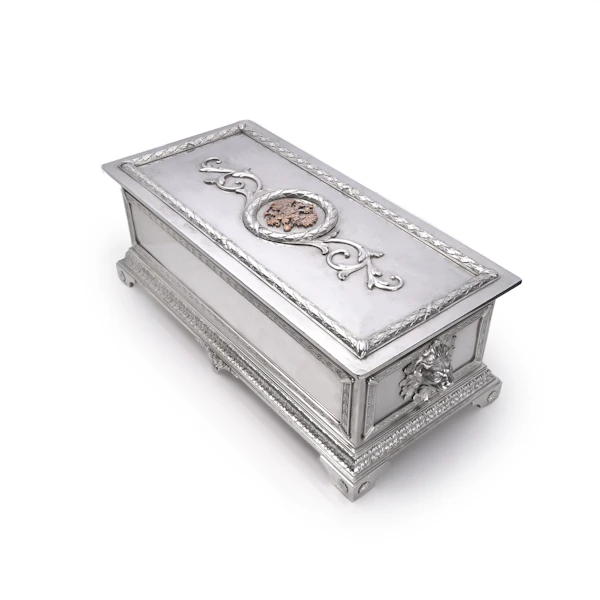 Faberge Imperial large silver casket box, Moscow, c.1900. - image 2