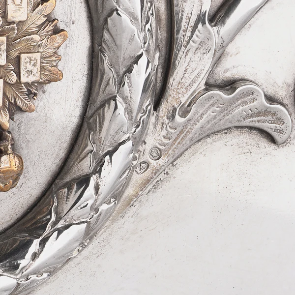 Faberge Imperial large silver casket box, Moscow, c.1900. - image 14