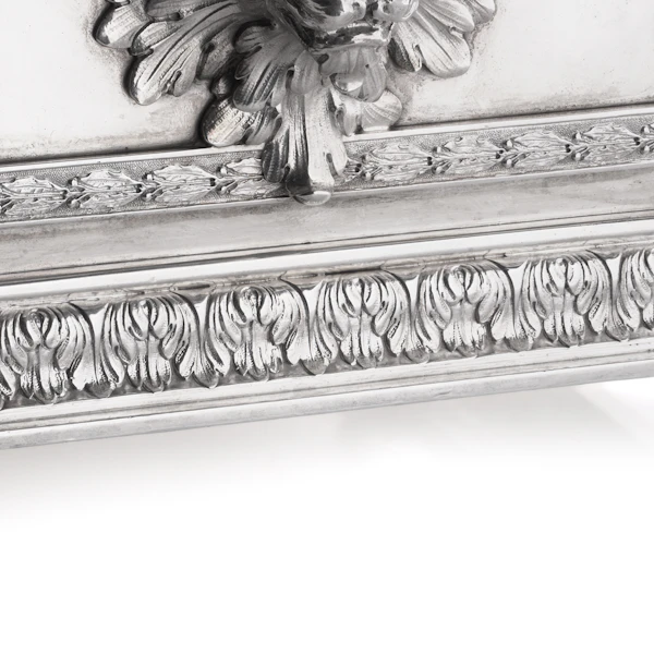 Faberge Imperial large silver casket box, Moscow, c.1900. - image 10