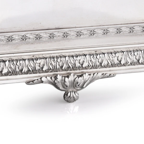 Faberge Imperial large silver casket box, Moscow, c.1900. - image 9