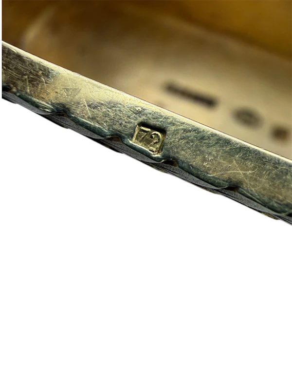 Faberge pink guilloche enamel gold and silver cigarette case, St Petersburg, c.1910. - image 8