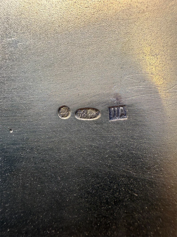 Large Russian sliver gilt cloisonné and shaded enamel kovsh, Moscow, c.1910 by 11th Artel. - image 11