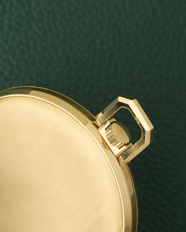 Zenith 18k Pocket Watch Yellow Gold Champagne Dial - image 4