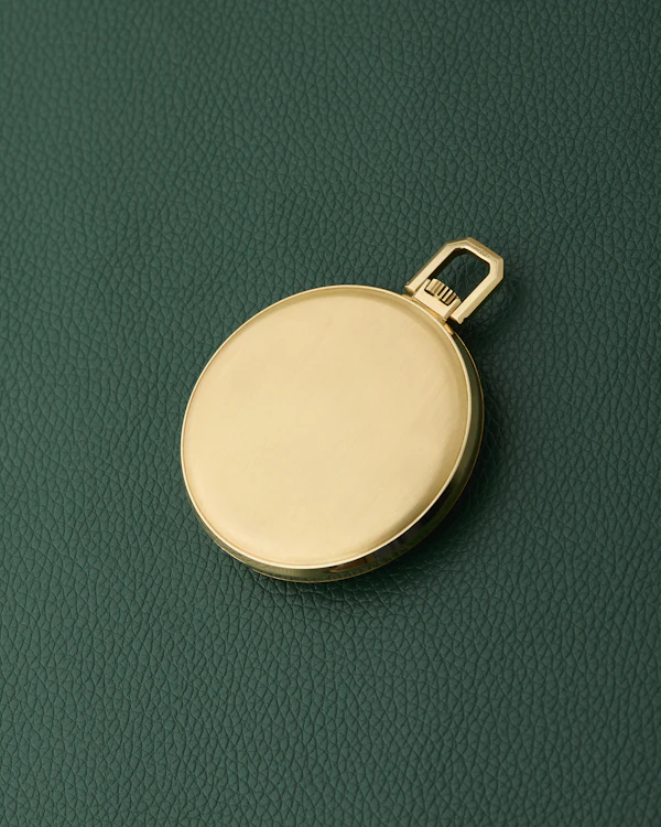 Zenith 18k Pocket Watch Yellow Gold Champagne Dial - image 13