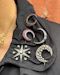 Diamond Crescent and Star Brooches Spectrum Antiques - image 1