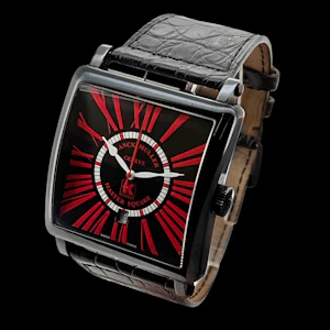 FRANCK MULLER MASTER SQUARE WHITE GOLD BLACK PVD COATED CUSTOM BY KRONOMETRY 1999 LIMITED EDITION 25 PIECES