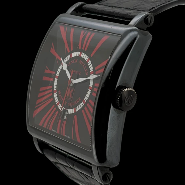 FRANCK MULLER MASTER SQUARE WHITE GOLD BLACK PVD COATED CUSTOM BY KRONOMETRY 1999 LIMITED EDITION 25 PIECES - image 2