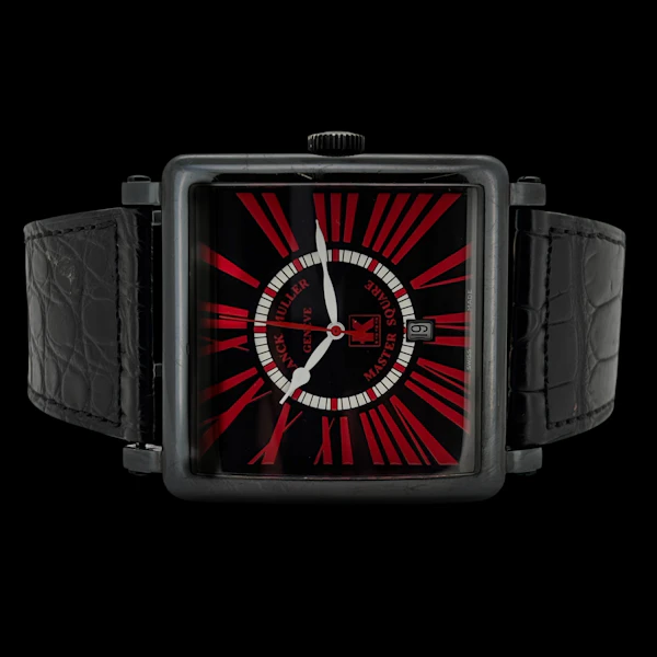 FRANCK MULLER MASTER SQUARE WHITE GOLD BLACK PVD COATED CUSTOM BY KRONOMETRY 1999 LIMITED EDITION 25 PIECES - image 4