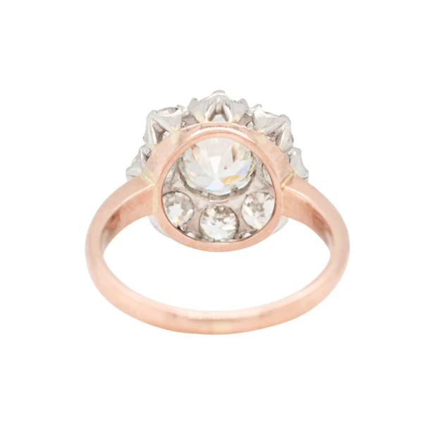 Old Cut Diamond Cluster Ring - Charlotte Sayers - image 5