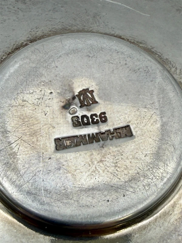 Art Nouveau Norwegian silver and guilloche enamel cup and saucer by Marius Hammer, c.1900. - image 10