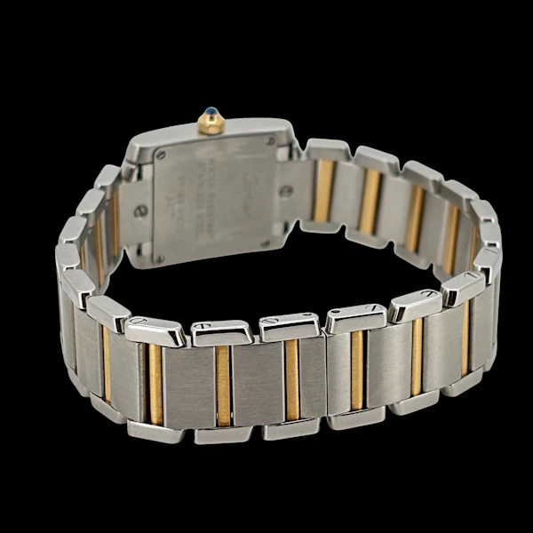 CARTIER TANK FRANCAISE LADY STEEL/GOLD - image 5