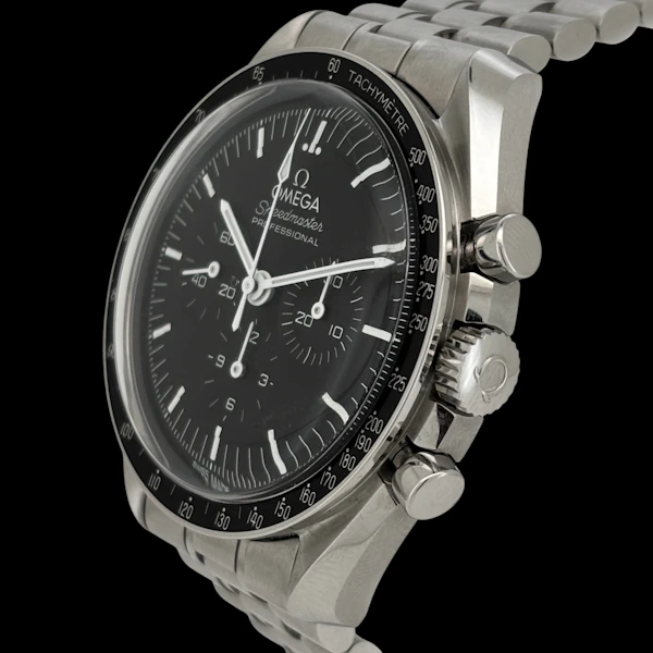 OMEGA SPEEDMASTER PROFESSIONAL MOONWATCH 310.30.42.50.01.001 HESALITE 2023 NEW CLASP FULL SET - image 1