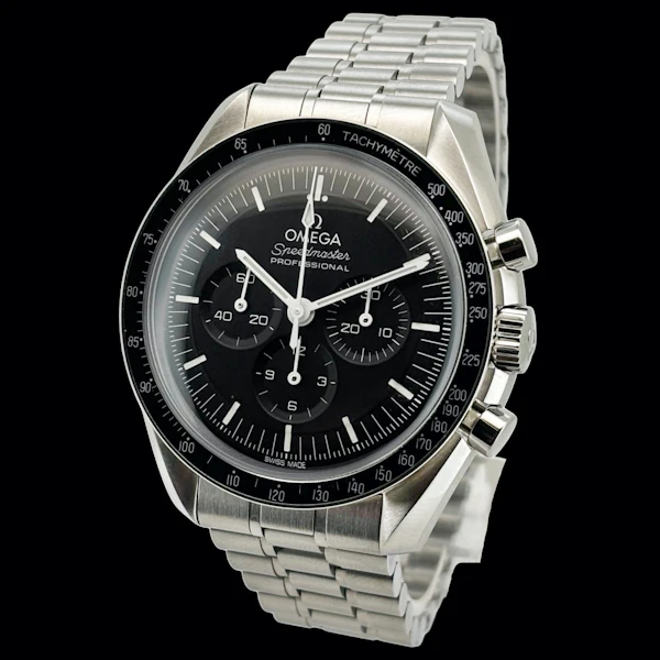 OMEGA SPEEDMASTER PROFESSIONAL MOONWATCH 310.30.42.50.01.001 HESALITE 2023 NEW CLASP FULL SET - image 6