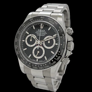 ROLEX DAYTONA BLACK CERAMIC NEW REF. FULL SET 2025 NEW GREEN BOX -126500LN