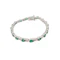14ct Emerald & Diamond Bracelet Spectrum Antiques - image 1