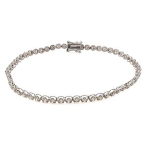 2.00ct Diamond Line Bracelet in Platinum 950 Spectrum Antiques