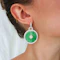 Jade And Diamond Drop Earrings, 4.50ct - image 5
