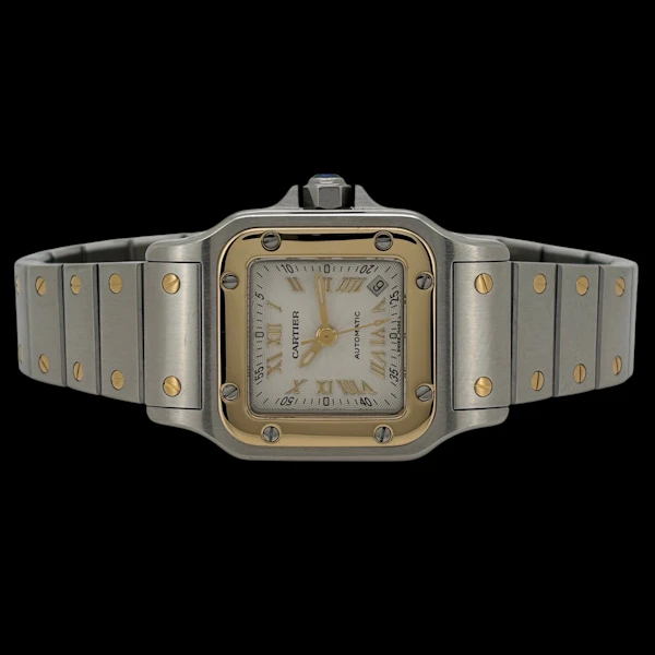 CARTIER SANTOS LADIES STEEL/GOLD AUTOMATIC W20045C4 with BOX - image 3