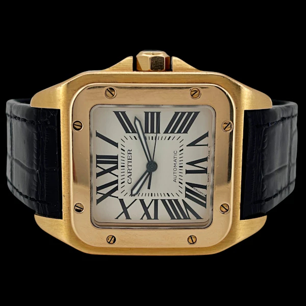 CARTIER SANTOS 100 XL ROSE GOLD ref. W20095Y1 with BOX - image 4