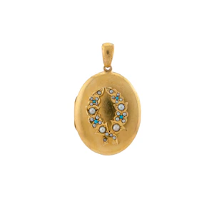 Victorian 15ct Gold Reef Link Locket