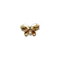 Enamel Sapphire Diamond Pearl and Gold Butterfly Brooch - image 7