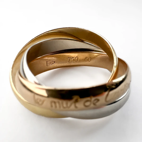 Les Must de Cartier Trinity Ring - Saddingtons Jewellery Stand 375 - image 2