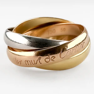 Les Must de Cartier Trinity Ring - Saddingtons Jewellery Stand 375