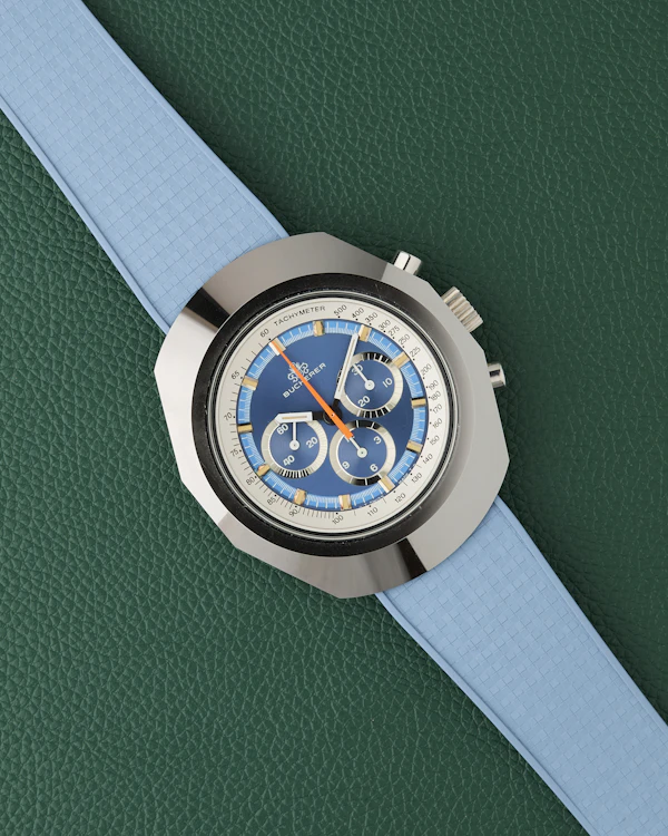 Bucherer Ref. 9656 Tungsten Blue Dial Chronograph 'Anakin Skywalker' 1970 - image 2