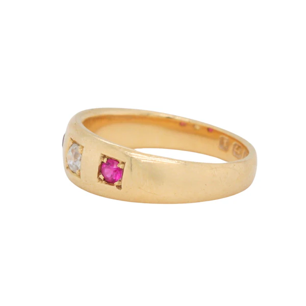 Victorian Ruby Gypsy Ring - Charlotte Sayers - image 4