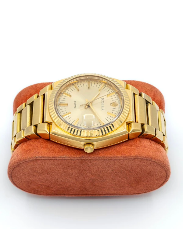 1971 Limited Edition Rolex ‘Texano’ 5100 Oysterquartz - Beta 21 - 18k Gold Rare Vintage - image 6