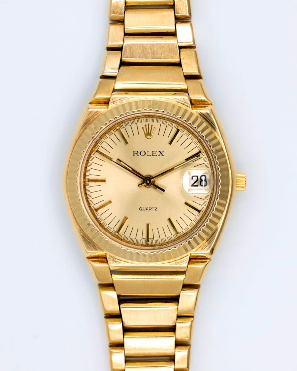 1971 Limited Edition Rolex ‘Texano’ 5100 Oysterquartz - Beta 21 - 18k Gold Rare Vintage - image 8