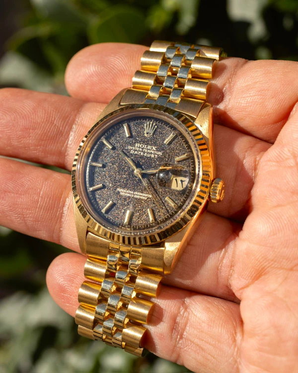 1965 Tropical Gilt Arabic Rolex Datejust 1601 - 18k Yellow Gold Jubilee 36mm Excellent Condition Rare Vintage - image 3