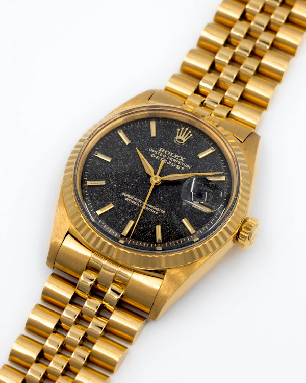1965 Tropical Gilt Arabic Rolex Datejust 1601 - 18k Yellow Gold Jubilee 36mm Excellent Condition Rare Vintage - image 9